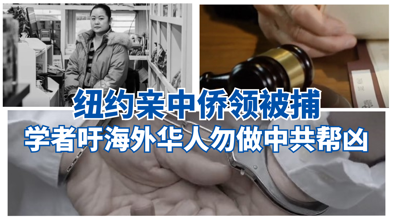 纽约亲中侨领被捕 学者吁海外华人勿做中共帮凶 纽约亲中侨领被捕 学者吁海外华人勿做中共帮凶